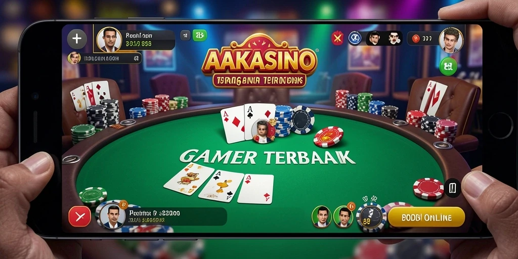 Screenshot utama AAKASINO menampilkan gameplay poker yang menarik dan interaktif.