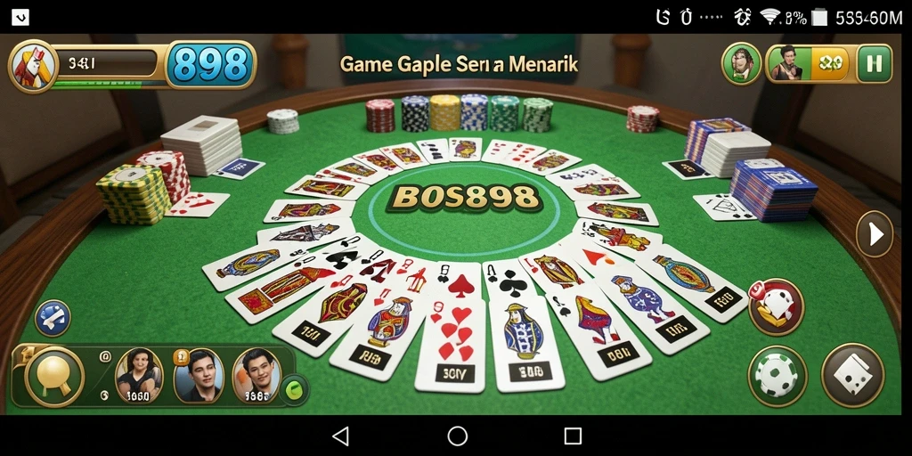 Screenshot gameplay Gaple yang menarik dan interaktif.
