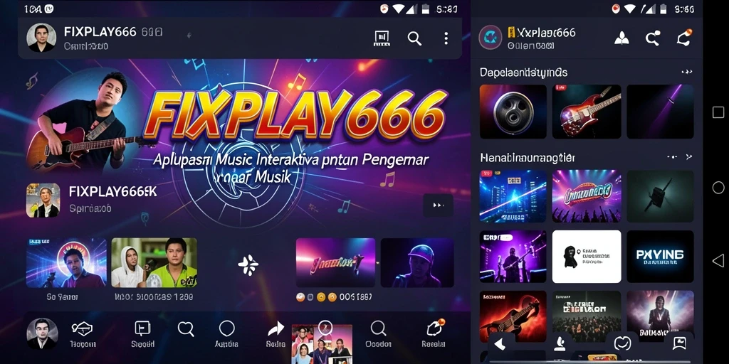 Screenshot gameplay FIXPLAY666 dengan elemen musik yang interaktif.