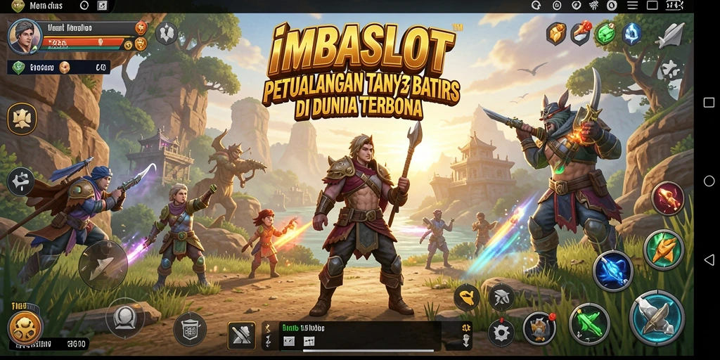 Tampilan gameplay <strong>IMBASLOT</strong> di dunia terbuka yang indah.