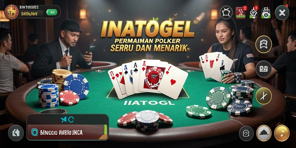 Screenshot gameplay poker yang seru di INATOGEL.