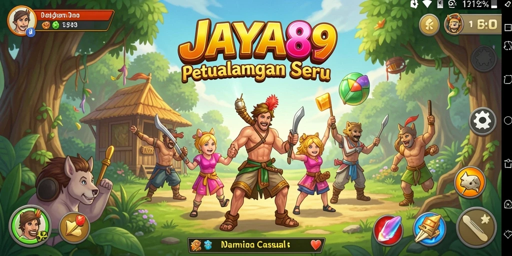 Screenshot JAYA89 menunjukkan gameplay yang menarik dan penuh warna.