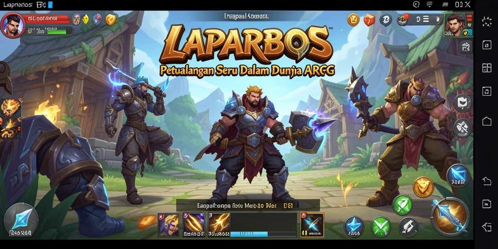 Tampilan gameplay seru di dunia fantasi LAPARBOS.