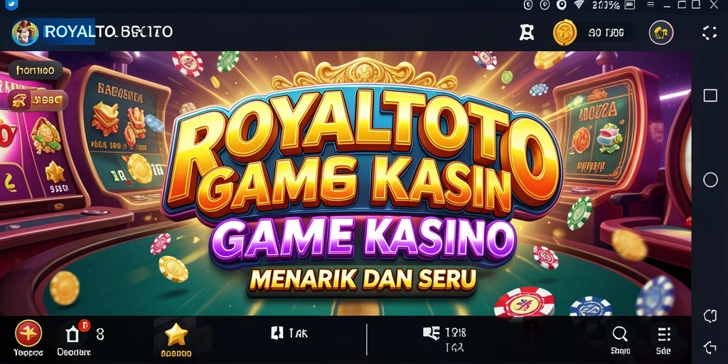 Skrinsut gameplay ROYALTOTO di kasino virtual.